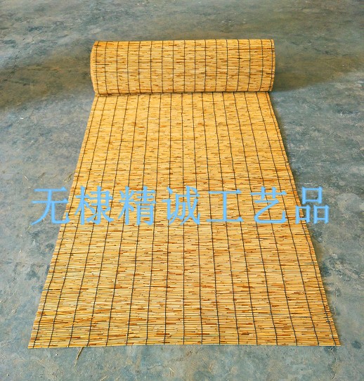 Carbonized reed curtain