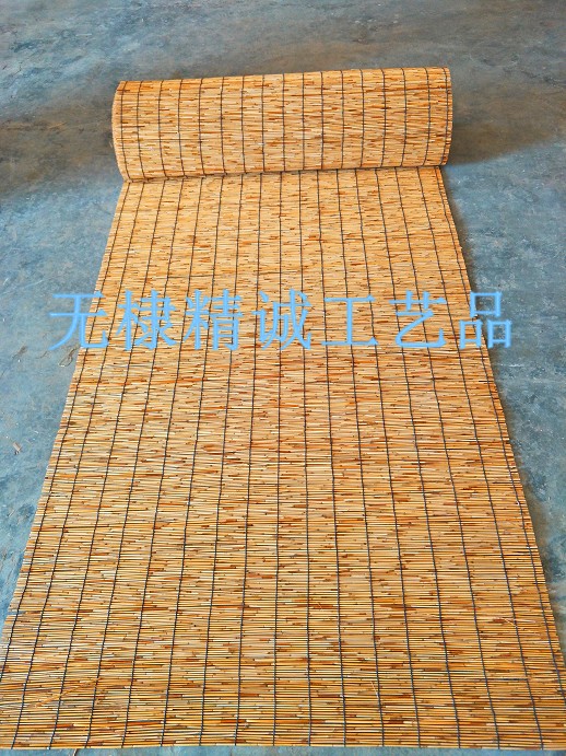 Carbonized reed curtain